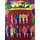 Lumanare Happy Birthday