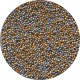 Perle fine 2 mm mix auriu-argintiu