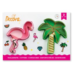 Decupatoare flamingo si palmier