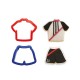Decupator tricou si sort fotbal