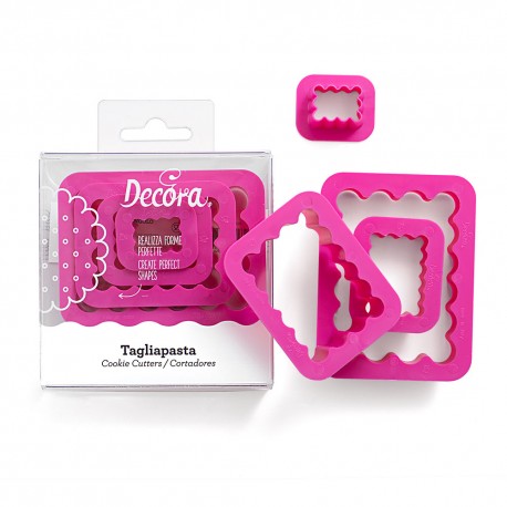 Decupator rectangular set 4 bucati