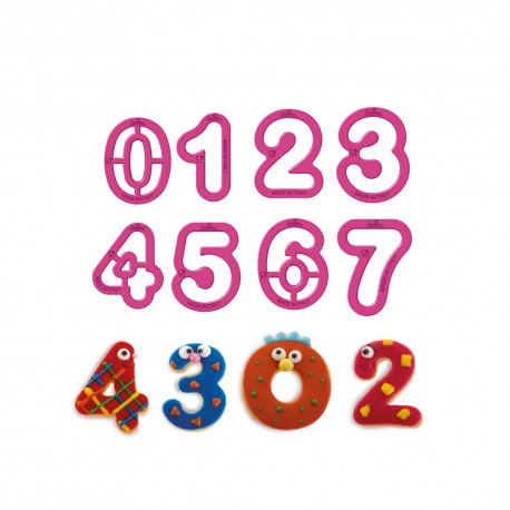 Set 9 decupatoare cifre