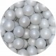 Sfere cereale si ciocolata  1.5 cm ALB