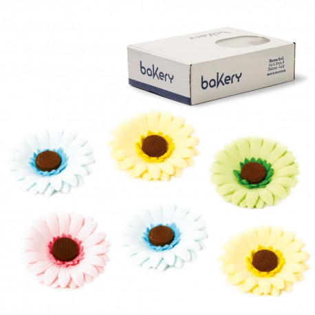 Gerbera pastel din zahar