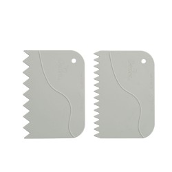 Set 2 spatule cu dinti