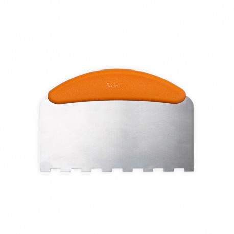 Spatula dintata cu lama de inox si maner