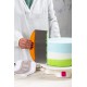 Spatula dreapta cu lama de inox si maner