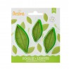 Set 3 decupatoare pentru frunze lungi