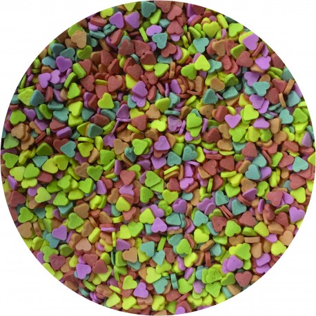 Confetti inimioare din zahar