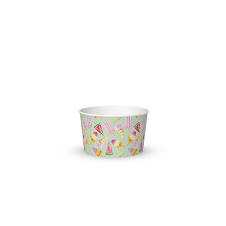 Cupa din carton pentru inghetata 190 cc