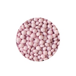 Mini lentile din ciocolata - Roz piersica