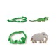 Decupator elefant & crocodil