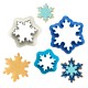 Set 3 decupatoare fulgi