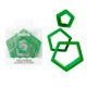 Decupator pentagon 3 buc