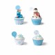 Set cupcakes wrappers - Frozen Stars