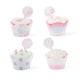Set cupcakes wrappers - Fantasie Floreali